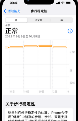 清河门iPhone手机维修如何在iPhone开启'步行稳定性通知'