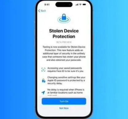 清河门苹果授权维修店分享被盗设备保护功能开启方法 